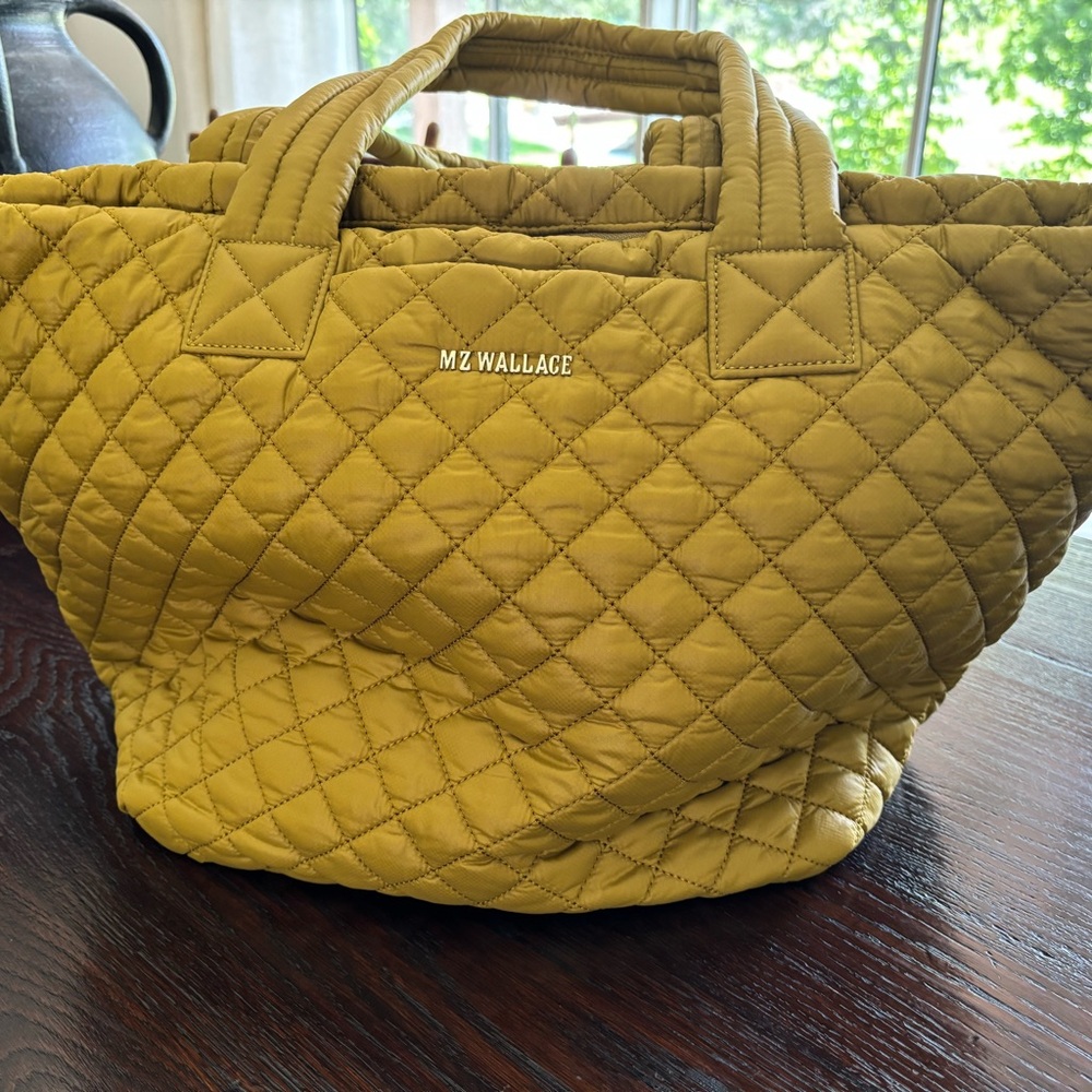NWOT MZ Wallace Medium Deluxe Metro Tote in Ochre
